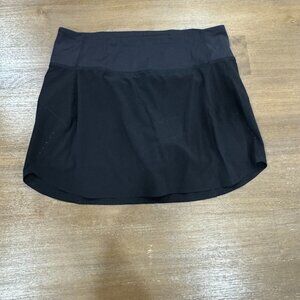 Athleta Black Run with It Skirt